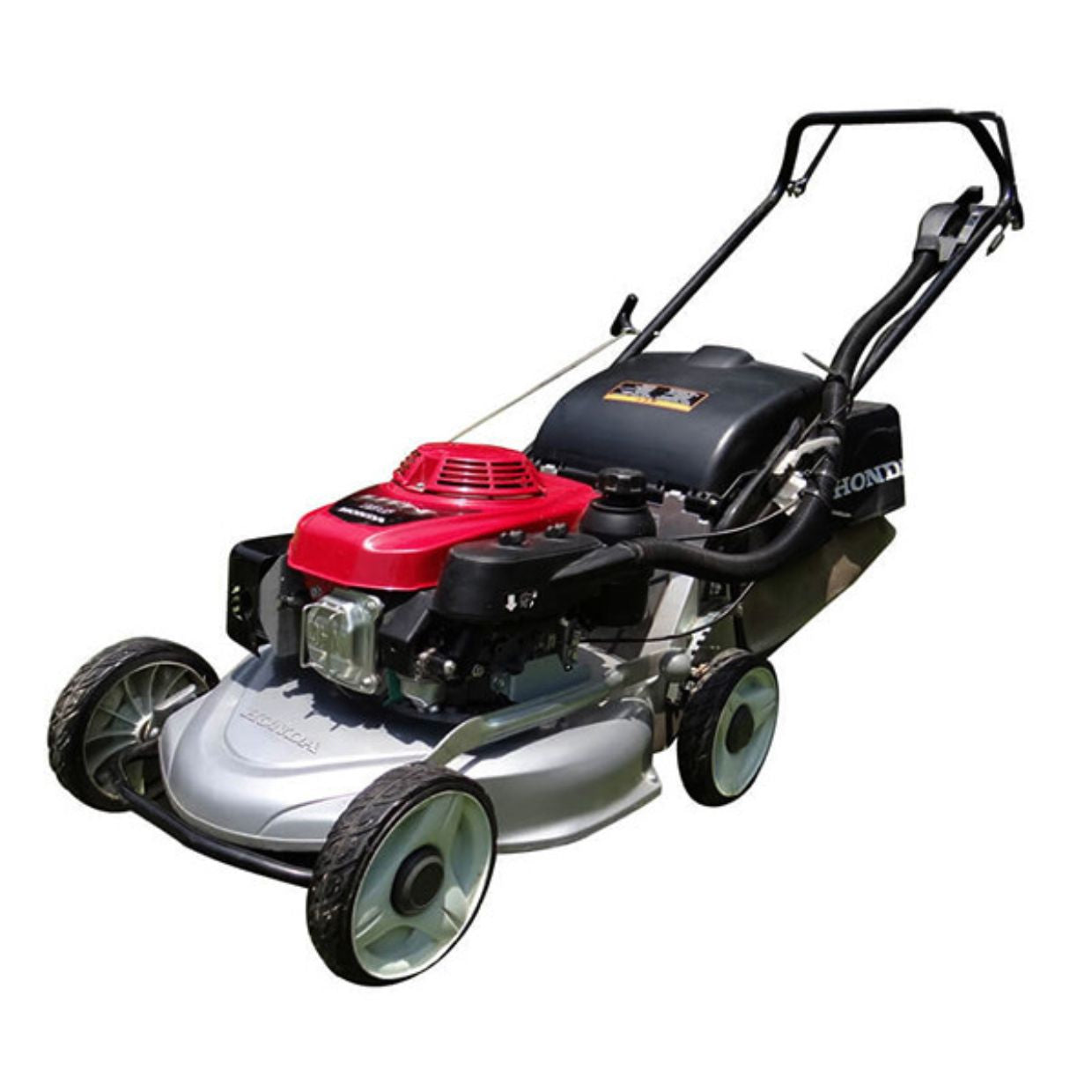 Honda Petrol Lawn Mower HRJ196 | Grass Cutting Machine with 60L Grass Catcher Box | Adjustable Height Lawn Mower for Garden, Yard, and Farm