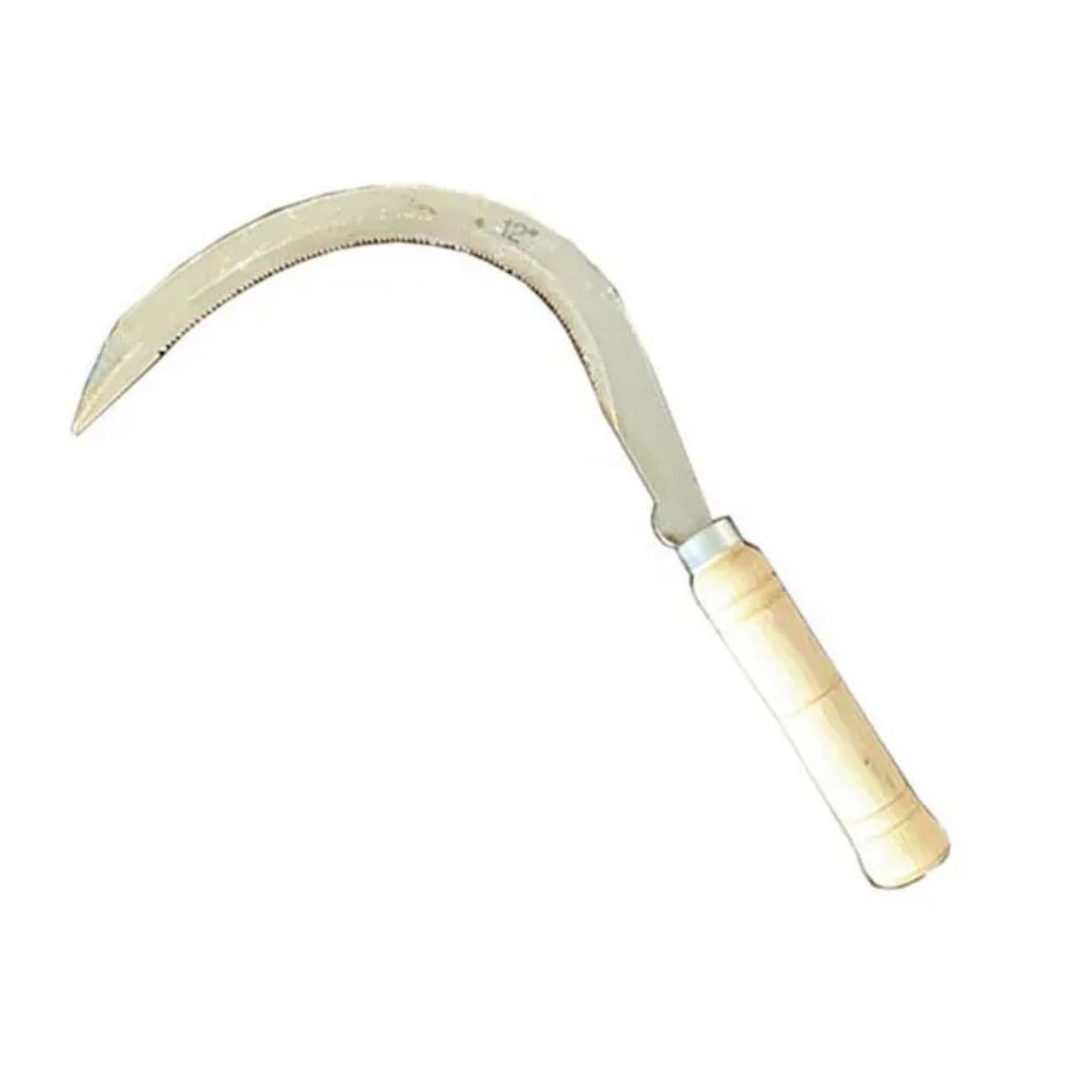 SICKLE ( WOODEN HANDLE )