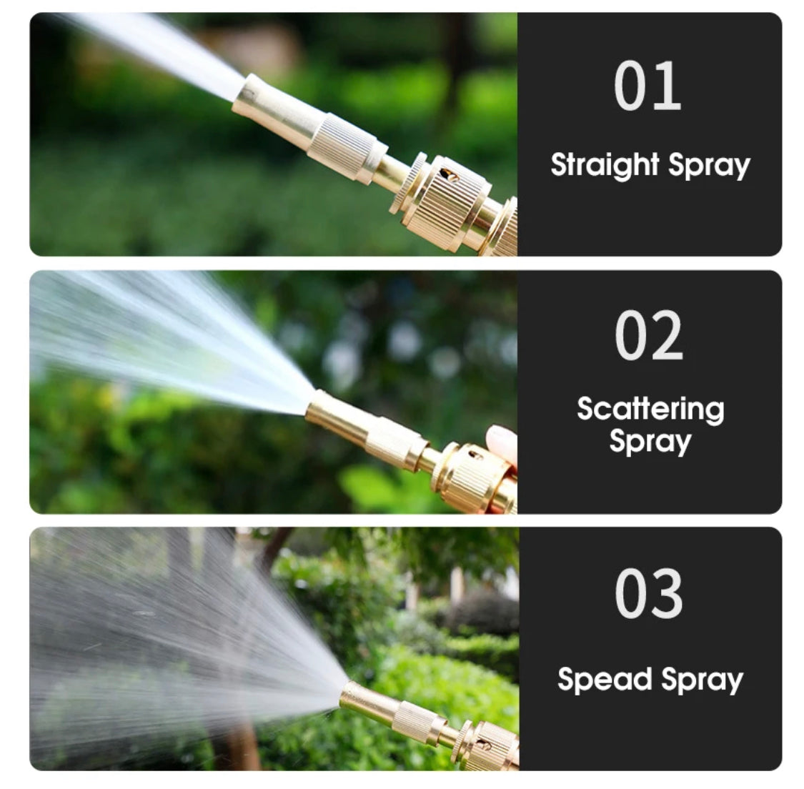 4" BRASS NOZZLE ( 2 WAY ADJUSTABLE )