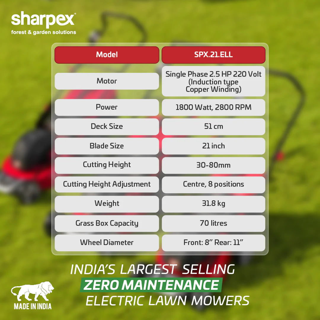 SHARPEX LAWN MOWER 21 INCH