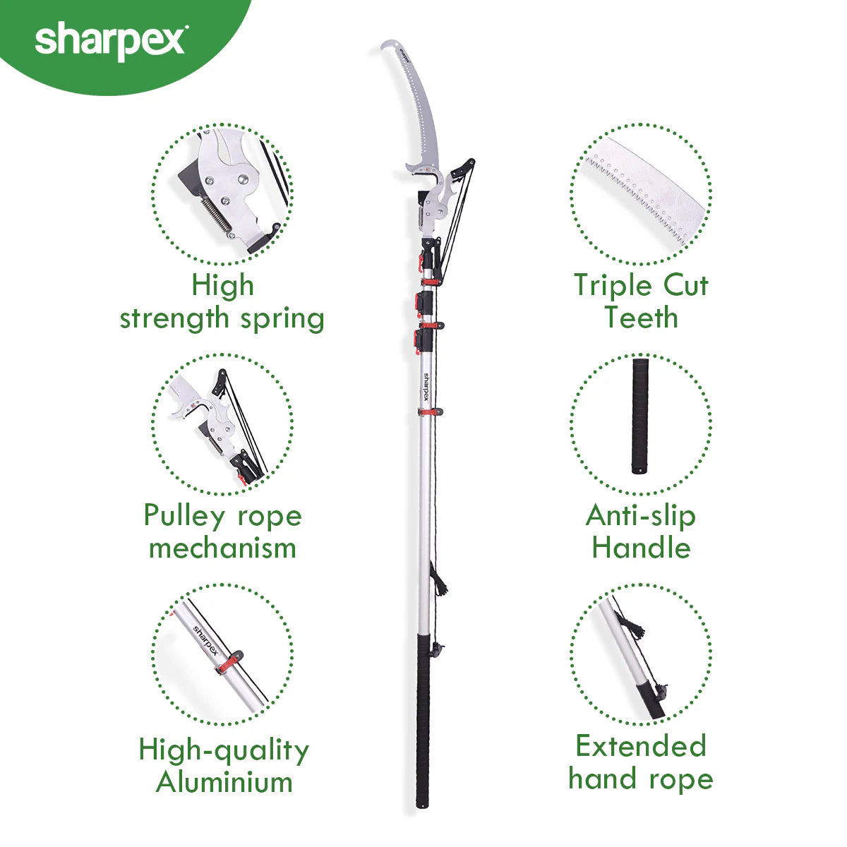 18 FEET TELESCOPIC POLE PRUNER