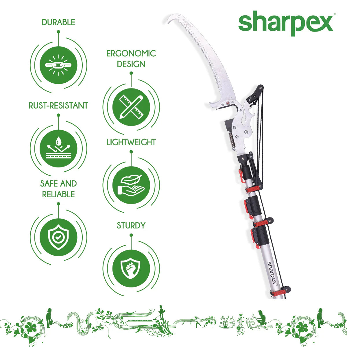 18 FEET TELESCOPIC POLE PRUNER