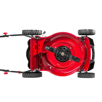 Sharpex 1800W Electric Lawn Mower 16 Inch Blade |  Grass Cutting Machine with 45L Grass Catcher Box |  Adjustable Height Lawn Mower Electric for Garden,  Yard, and Farm (Single Phase 2.5HP Motor, Red)
