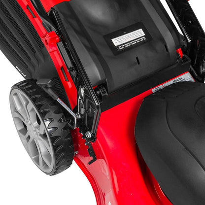 Sharpex 1800W Electric Lawn Mower 16 Inch Blade |  Grass Cutting Machine with 45L Grass Catcher Box |  Adjustable Height Lawn Mower Electric for Garden,  Yard, and Farm (Single Phase 2.5HP Motor, Red)