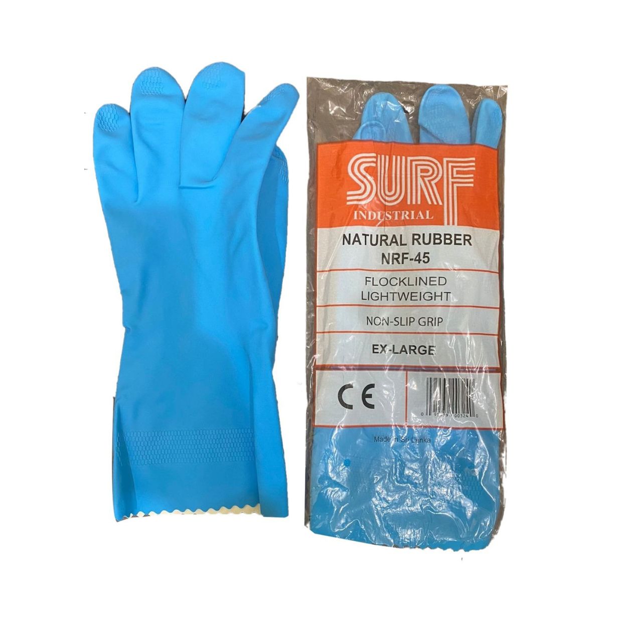 RUBBER HAND GLOVED