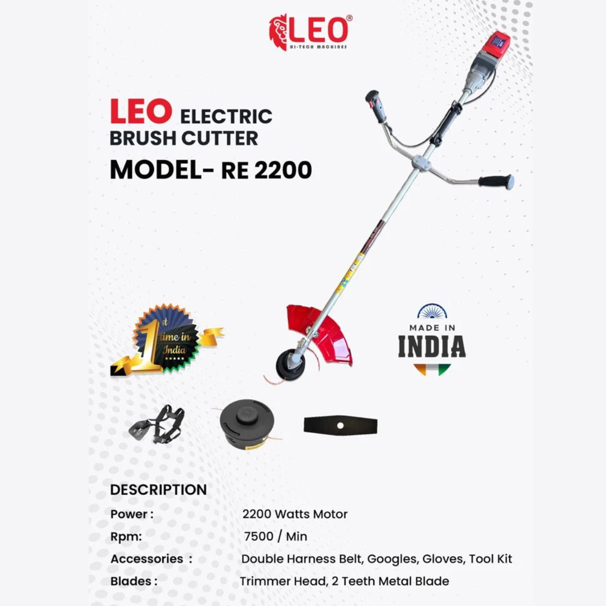 LEO ELECTRIC BRUSH CUTTER